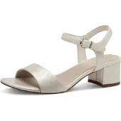 Tamaris Sandalen met riem champagne