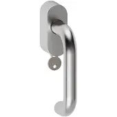 Hardbrass Hard Brass | Shuffle Stockholm Raamkruk Afsluitbaar 304 Inox | Geborsteld RVS