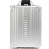 Aleon Verical Laptop Case Briefcase 42 cm laptop compartiment zilverkleurig