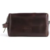 Buckle & Seam Crazy Horse Everest Toilettas donkerbruin