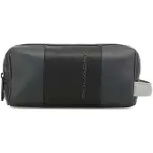 Piquadro Urban Toilettas Leder 23 cm grijs