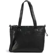 Spikes & Sparrow Leren Shopper - 13.3 inch - Lavendar - Zwart