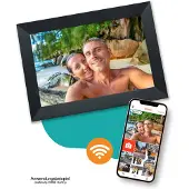 Pora&co Digital Photo Frame 10 inch Black