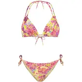 Shiwi Bikini 'Liz' lichtblauw / lichtgeel / rosa