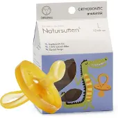 Natursutten rubberen fopspeen - 12+ maanden - Rond Schild - Anatomische Tuit
