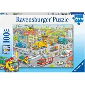 Ravensburger Puzzle - Transports, 100 pièces XXL