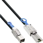 Intos externe Mini SAS HD kabel, SFF-8644 naar SFF-8088, 6Gb/s, 2m
