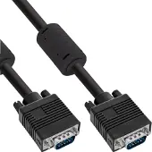 InLine 17713B 15m VGA (D-Sub) VGA (D-Sub) Zwart VGA kabel