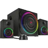 Speedlink Gravity Carbon - 2.1 Subwoofer Speakersysteem - RGB Verlichting - Bluetooth - Zwart