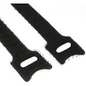 InLine Klittenband kabelbinders 330 x 12mm / zwart (10 stuks)