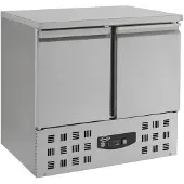 CombiSteel Koelwerkbank Combisteel, RVS, 2 deuren, 2x1/1GN, 90(b)x87(h)x70(d), 230V/340W