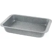 Salter Marblestone Braadslede – 36cm – Koolstofstaal – Lichtgewicht – Gemakkelijk schoon te maken – Hoge zijkanten – Ovenbestendig – PFOA-vrij