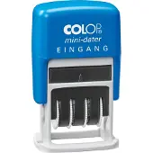 Colop mini-dater 160/L1 Datumstempel 25 x 12 mm (bxh) Blauw