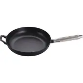 Staub Buster & Punch koekenpan gietijzer zwart Ø28 cm Staalhandvat