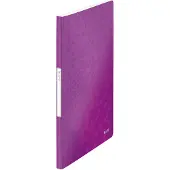 Leitz WOW showalbum formaat 21 x 297 cm (A4) paars - 20 tassen