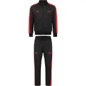 TAPOUT Joggingpak 'Punkass Track' rood / zwart