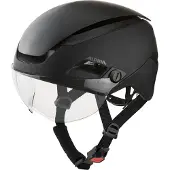 Alpina Fietshelm | | Altona (52-57 cm, Uniseks, led, Zwart)