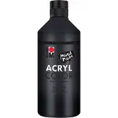 Marabu 12010075073 acrielverf 500 ml Zwart Koker