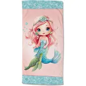 Good Morning Kinder Strandlaken Velours Alisse 75x150cm - multi