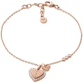 Emporio Armani Armband rose-goud / transparant