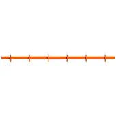 Relief hakenrek medium 82 cm Oranje