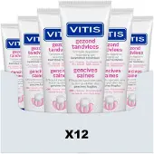Vitis 12x Tandpasta Gezond Tandvlees 75 ml