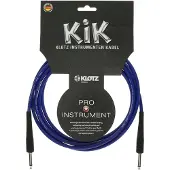 Klotz KIK3.0PPBL instrumentkabel jack/jack 3 meter blauw