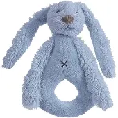 Happy horse Konijn Richie Rammelaar - Donkerblauw - Baby cadeau