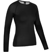 Gripgrab - Ride Thermal Lange Mouw Winter Fiets Ondershirt voor Dames Polygiene Base Layer Thermoshirt - Zwart - Vrouwen - Maat XS