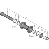 Shimano Hb-mt400-b Naafas