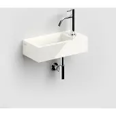 Clou Flush 3 fontein mineraalmarmer 36cm rechts wit glans