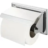 Haceka Standaard closetrolhouder met klep s19 Chroom