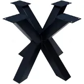 MD Interior Black spider tafelpoot voor ronde eettafel 87x87x72cm