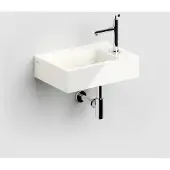 Clou Flush 2 fontein 36cm mineraalmarmer wit glans