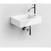 Clou Flush 2 keramische fontein 36cm met kraangat wit glans