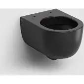 Clou Hammock randloos toilet keramiek 49cm zwart mat
