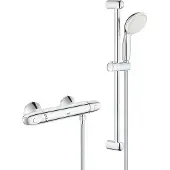 GROHE Grohetherm 1000 Thermostatische Doucheset met Koppelingen Chroom