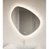 Gliss Design Fury Satine spiegel met LED-verlichting 100x100cm