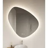 SaniGoods Roxx organische spiegel met LED-verlichting en verwarming 100x100cm