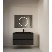 Gliss Design Circe spiegel met LED-verlichting en scheerspiegel inclusief verwarming 100x70cm