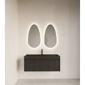 Gliss Design Triton spiegel met LED-verlichting en verwarming 60x110cm