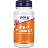 Now MK-7 Vitamine K2 Extra Sterk 300 mcg | 60 Capsules | MenaQ7 vitamine K2 uit kikkererwten (120 Capsules)