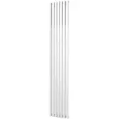 Plieger Siena designradiator verticaal enkel 1800x318mm 766W wit