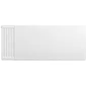 Eastbrook plaat voor paneelradiator 120x50cm wit glans