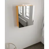 Mondiaz Cubb spiegelkast 50x70x16cm kleur ocher met 1 deur