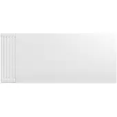 Eastbrook plaat voor paneelradiator 140x60cm wit glans