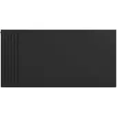 Eastbrook plaat voor paneelradiator 120x60cm zwart mat