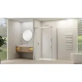 Van Rijn ST09 hoekcabine met helder glas 100x180cm chroom