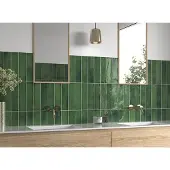 DTG Zenya wandtegel 7.5x30cm groen