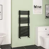 Eastbrook Imperia 2 koloms handdoekradiator 50x115cm 999W zwart mat
